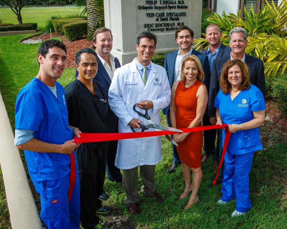 Gulfshore Concierge Medicine new office ribbon cutting